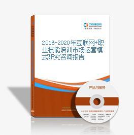 2016-2021年互聯(lián)網(wǎng)+職業(yè)技能培訓市場運營模式分析及技術(shù)咨詢作用
